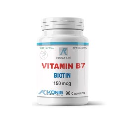 Vitamine B7 biotine (Vitamine H) – 150 mcg – 90 capsules