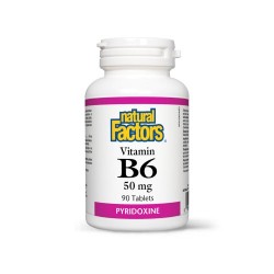 Vitamin B6 (pyridoxine) – 50 mg – 90 tablets